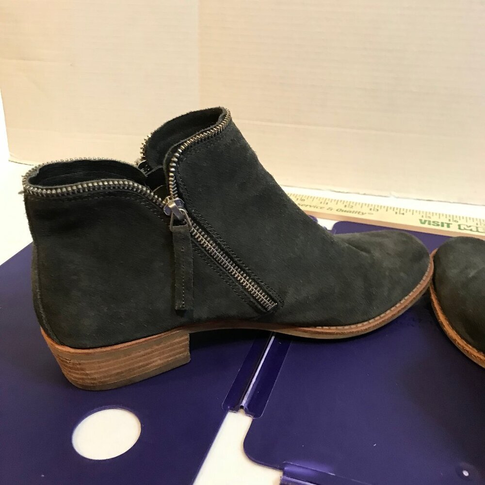 DOLCE VITA WOMENS GRAY SUEDE ANKLE BOOTS SIZE 10 - Picture 4 of 7